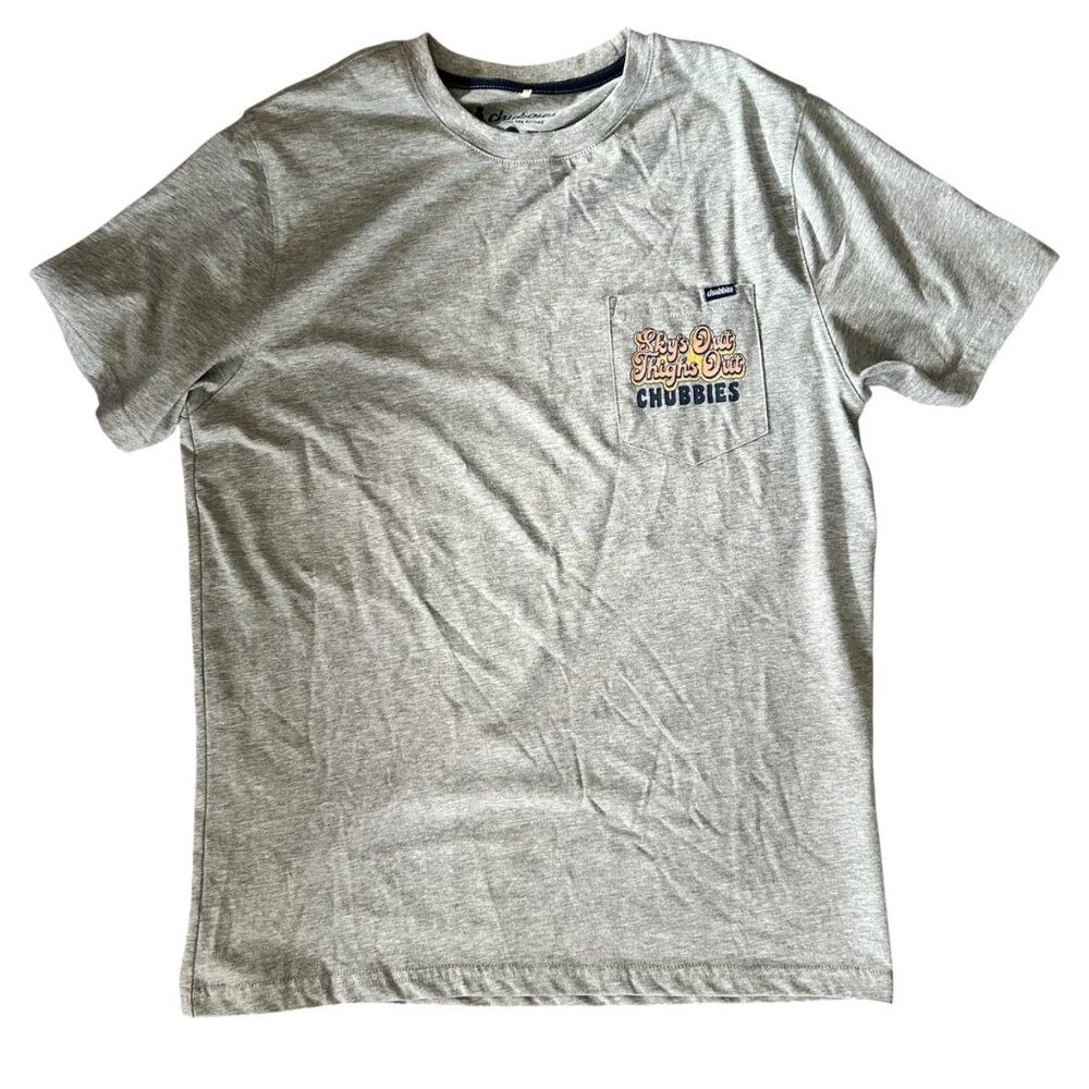 Chubbies Sky's Out Thighs Out Graphic Tee M